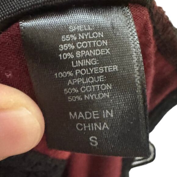 Daytrip Black Red Lace Sleeveless Tank Top Women’s Size Small Keyhole Back - Picture 4 of 6